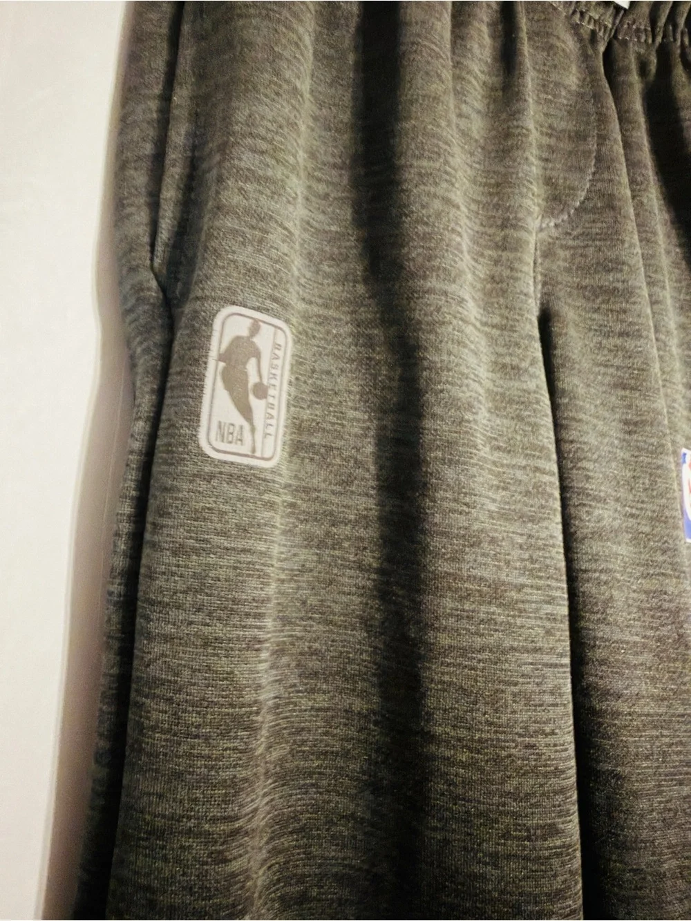 NBA Boys Jogger Sweatpants Size 10-12 Black Charcoal Basketball Logo
